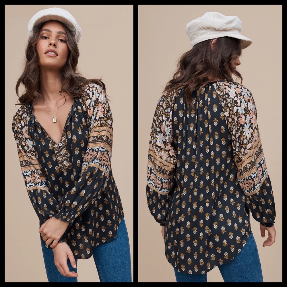 EUC Arnhem Midnight Babylon Blouse